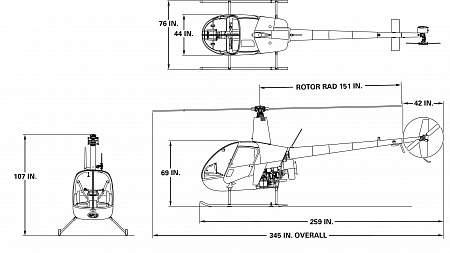 Вертолет Robinson R22 Beta II